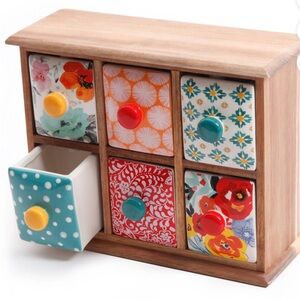 The Pioneer Woman Multicolor Ceramic Drawer Organizer